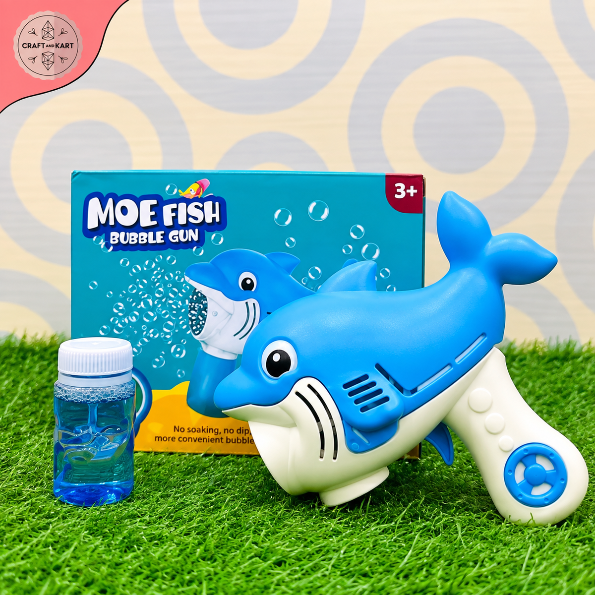 Elegant Moe Fish With Bubble Gun