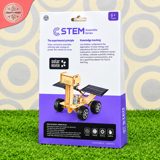 Educational Solar Rover Car Assembly Model
