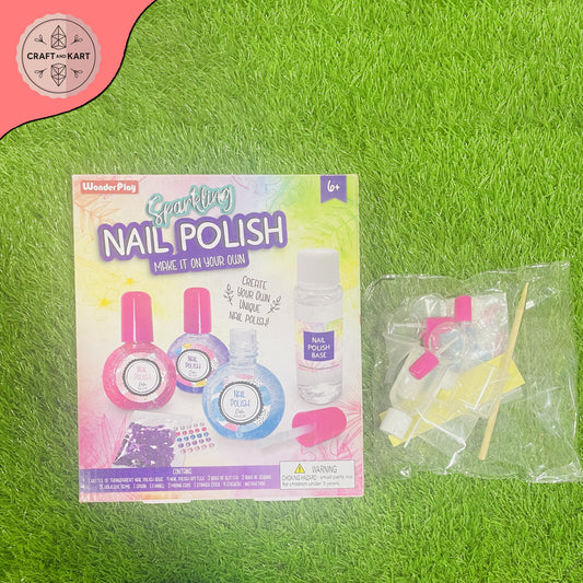 DIY Craft Sparkling Homemade Nail Polish