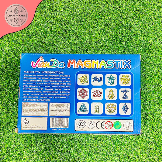 Maghastix Magnetic Building Sticks & Balls Educational Toy Set