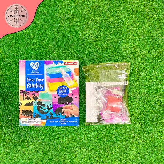 DIY Craft Tissue Paper Painting Kit