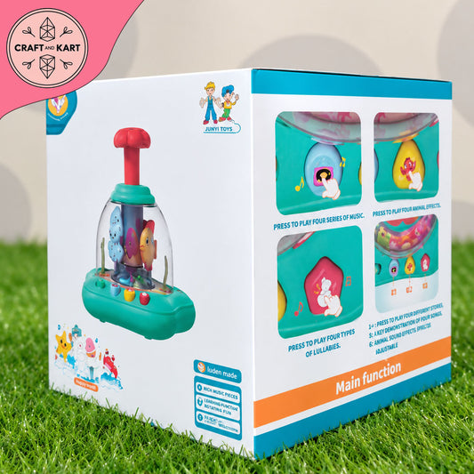 Animal Ocean Music Carousel & Water Projection Educational Toy with Lights & Songs (12+ Months)