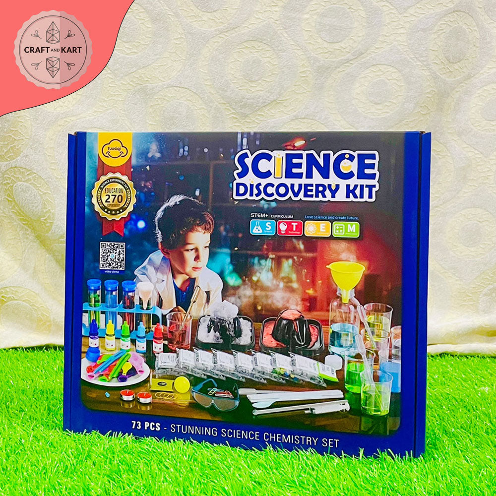 Science Discovery Kit for Kids (73 Pieces) – STEM Chemistry Experiment Set & Educational Science Lab Toy