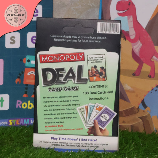 Educational Monopoly Deal Card Game