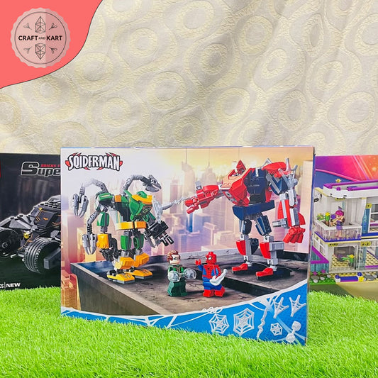 Super Hero Battle Building Blocks Set – 310+ Pieces Action Figure Construction Toy for Kids 8+