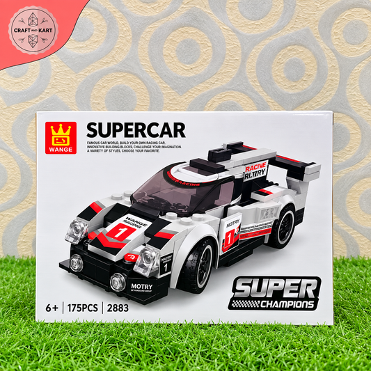 Supercar Building Blocks Set – DIY Racing Car Brick Toy, Speed Champions Sports Car Model for Kids and Collectors | Craft & Kart