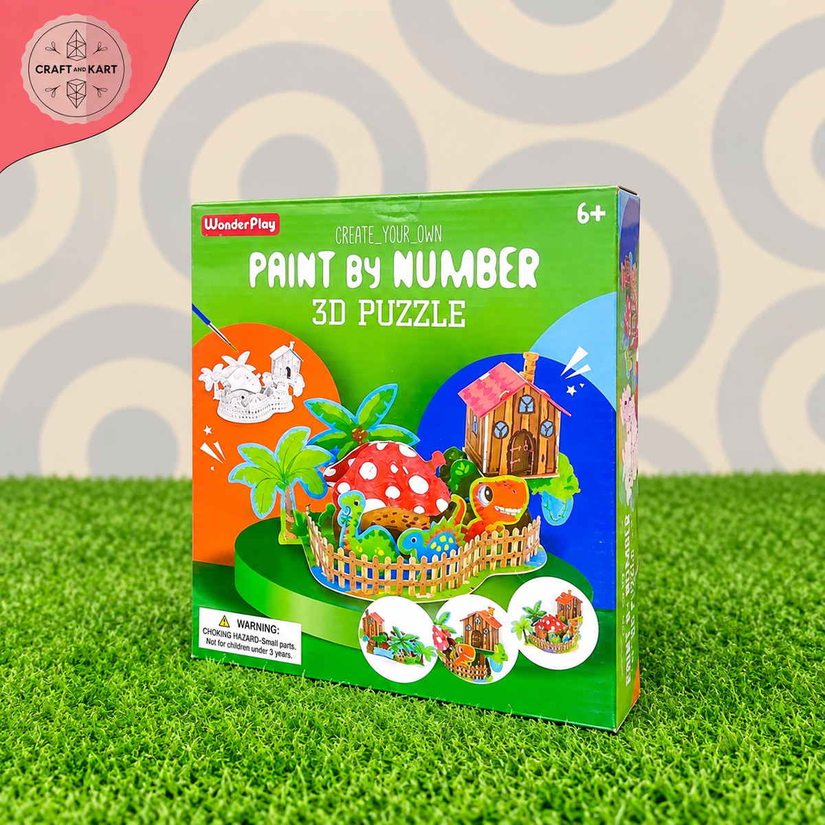 Paint By Number 3D Puzzle