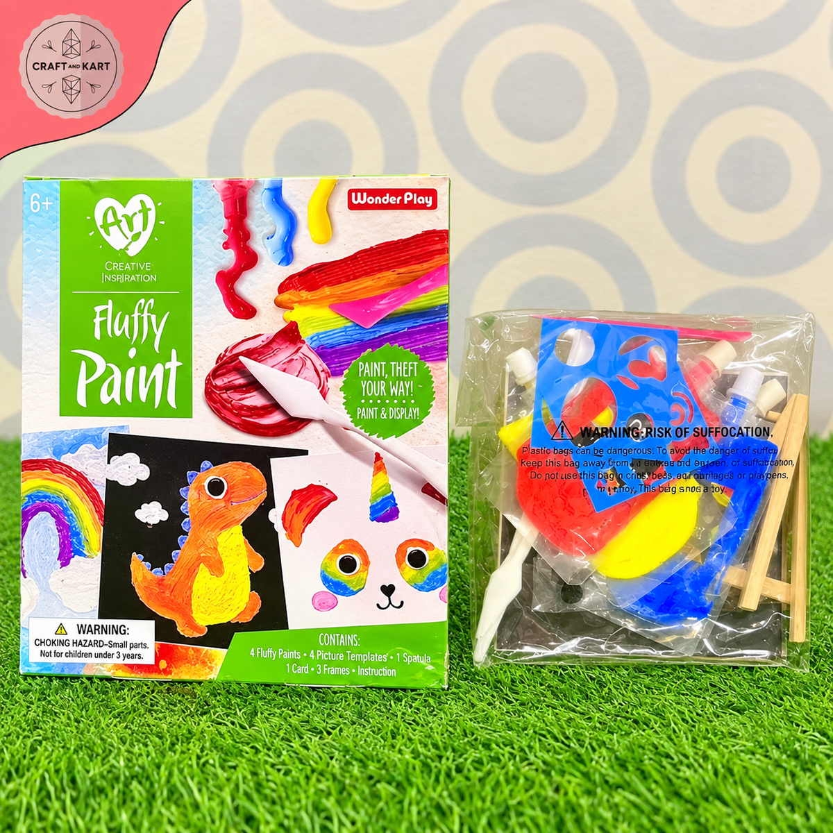 DIY Craft Fluffy Paint Kit