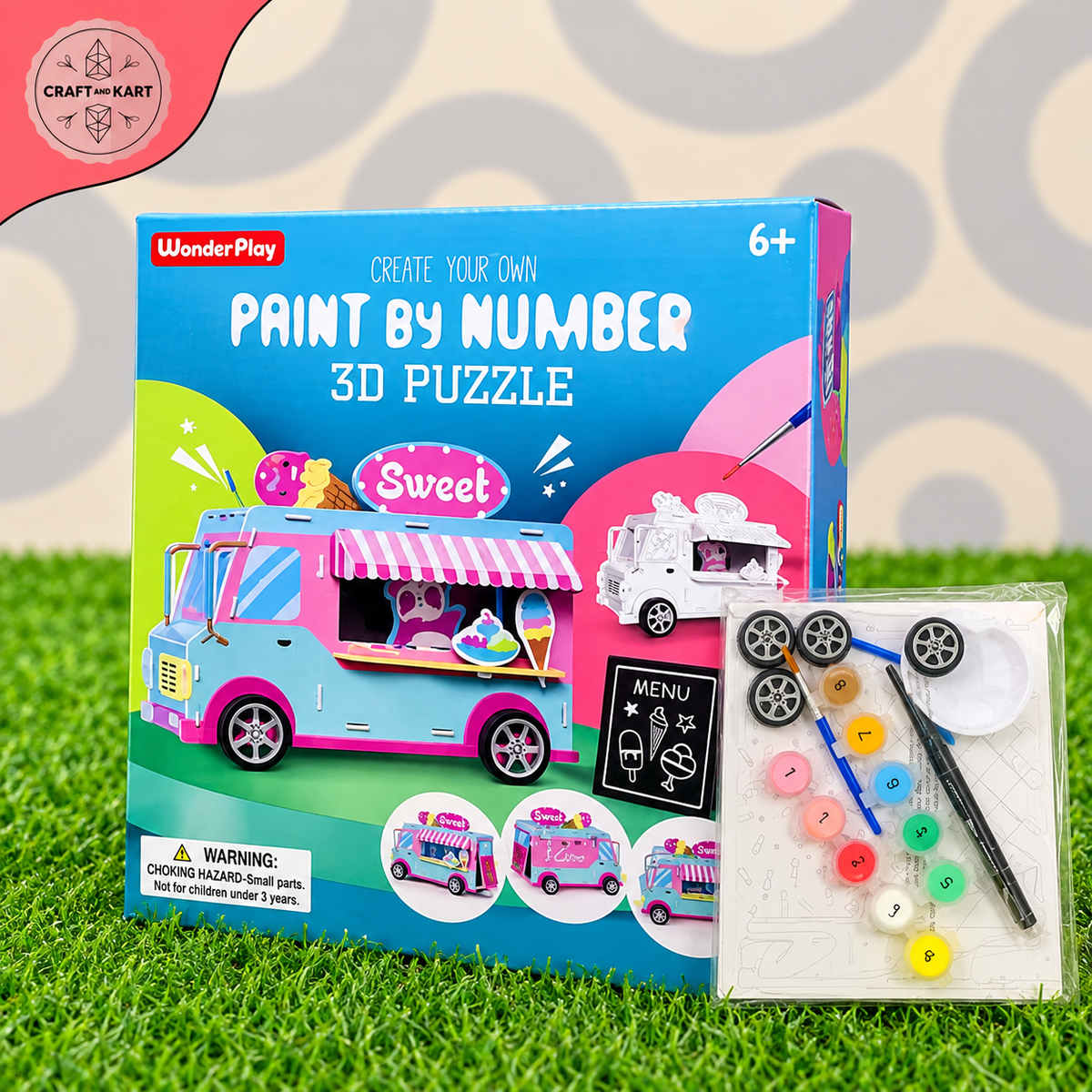 Paint By Number 3D Puzzle