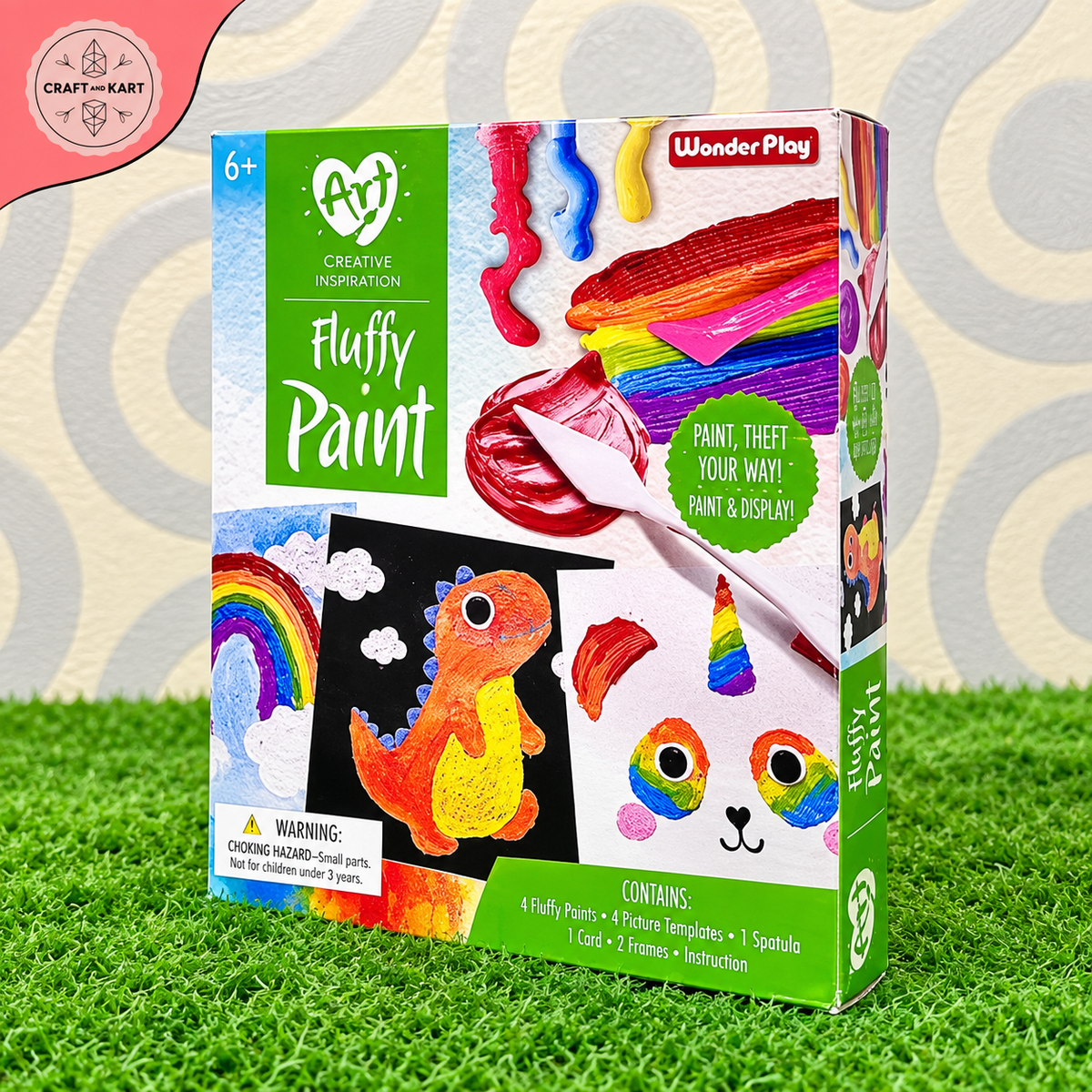 DIY Craft Fluffy Paint Kit | Craft & Kart