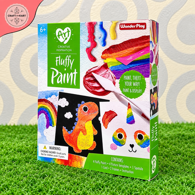 DIY Craft Fluffy Paint Kit