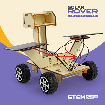 Educational Solar Rover Car Assembly Model