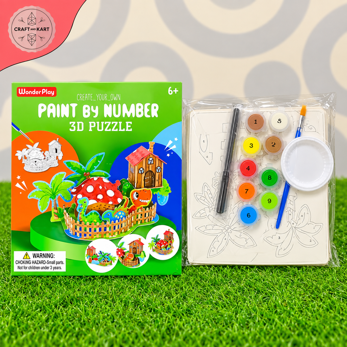 Paint By Number 3D Puzzle