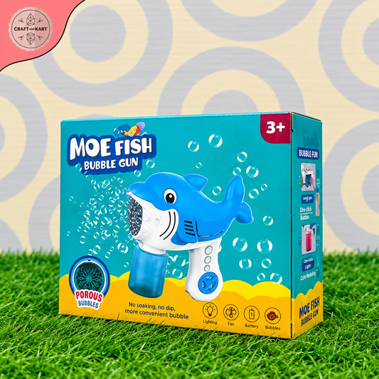 Elegant Moe Fish With Bubble Gun | Craft & Kart