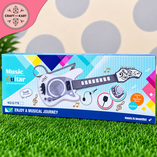 Kids Musical Guitar Toy with Songs & Music Functions | Interactive Guitar for Boys & Girls 3+ Years