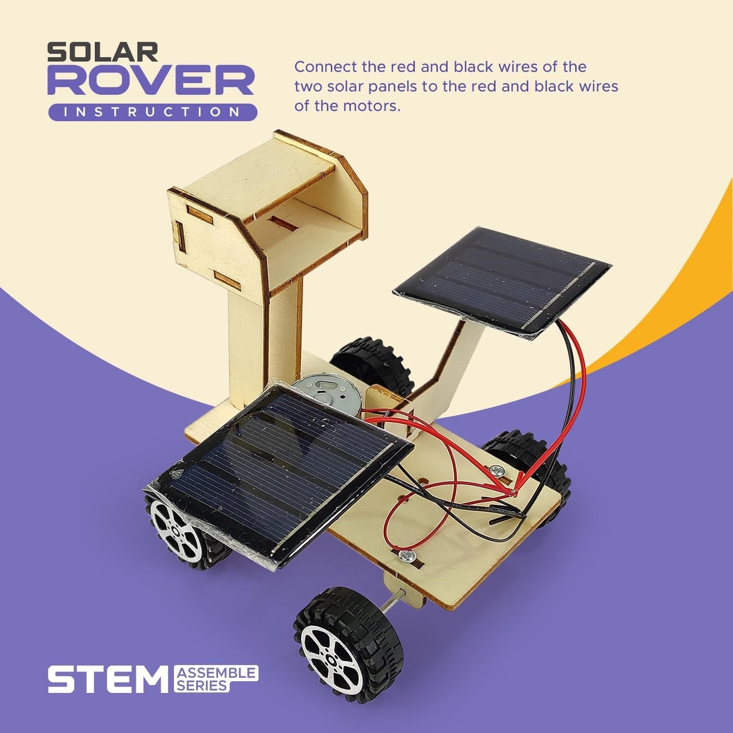 Educational Solar Rover Car Assembly Model