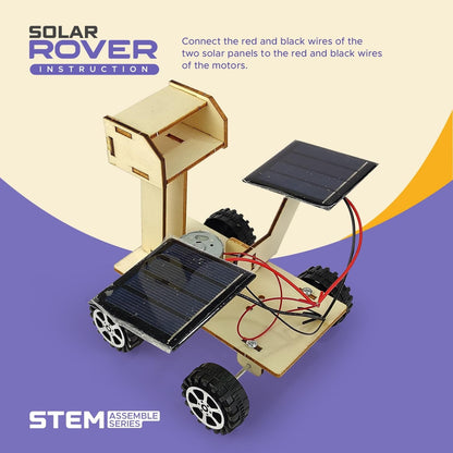 Educational Solar Rover Car Assembly Model