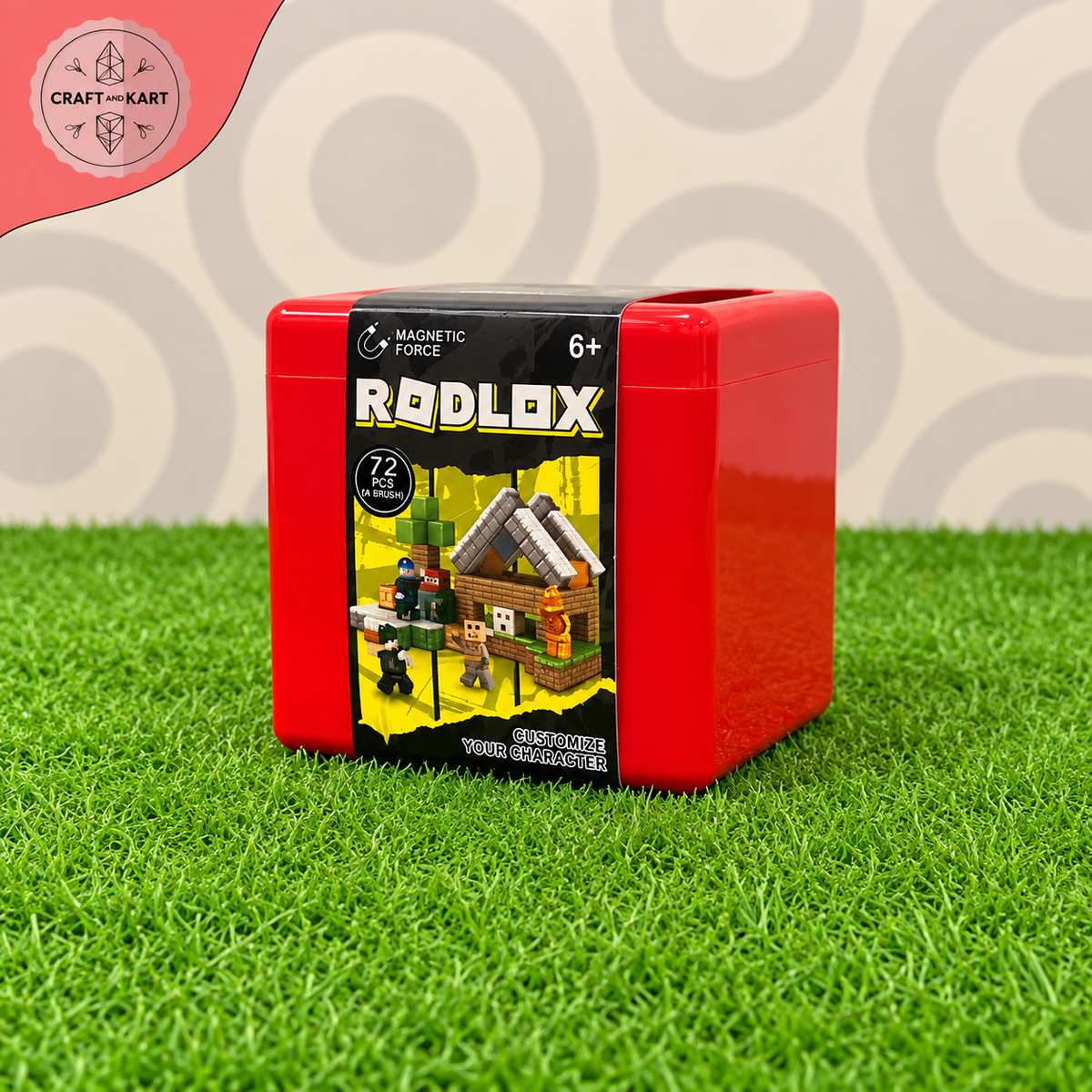 Rodlox 72-Piece Magnetic Force Building Block Set