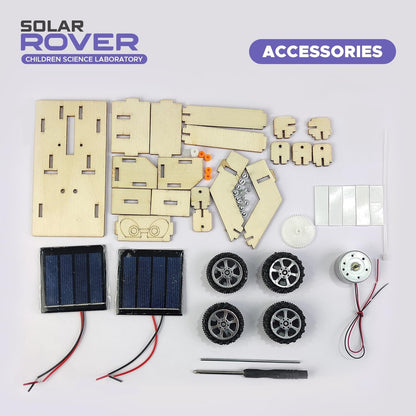 Educational Solar Rover Car Assembly Model