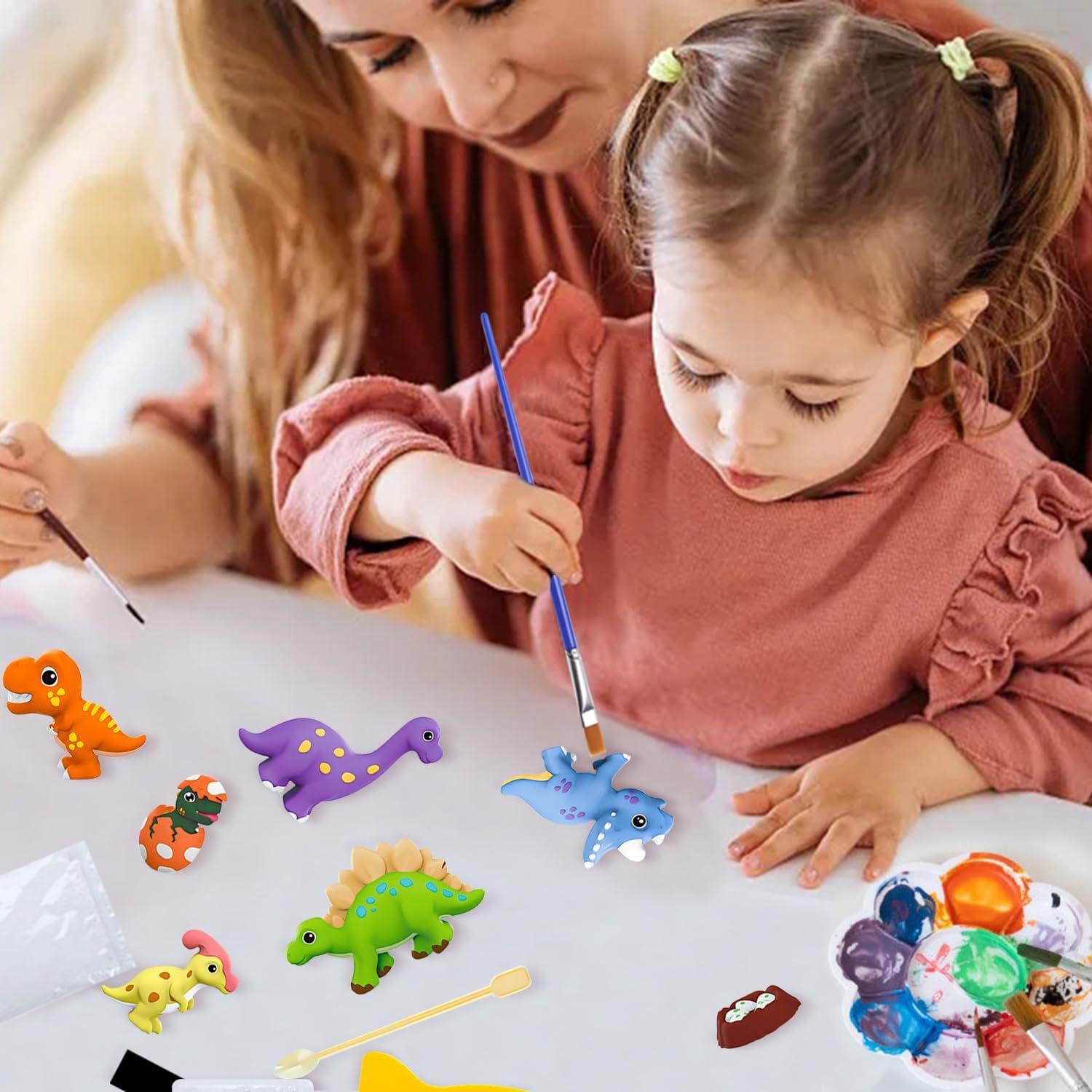 Fun Mould And Paint Dinosaur For Kids