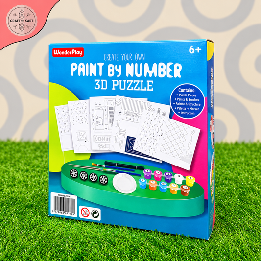 Paint By Number 3D Puzzle