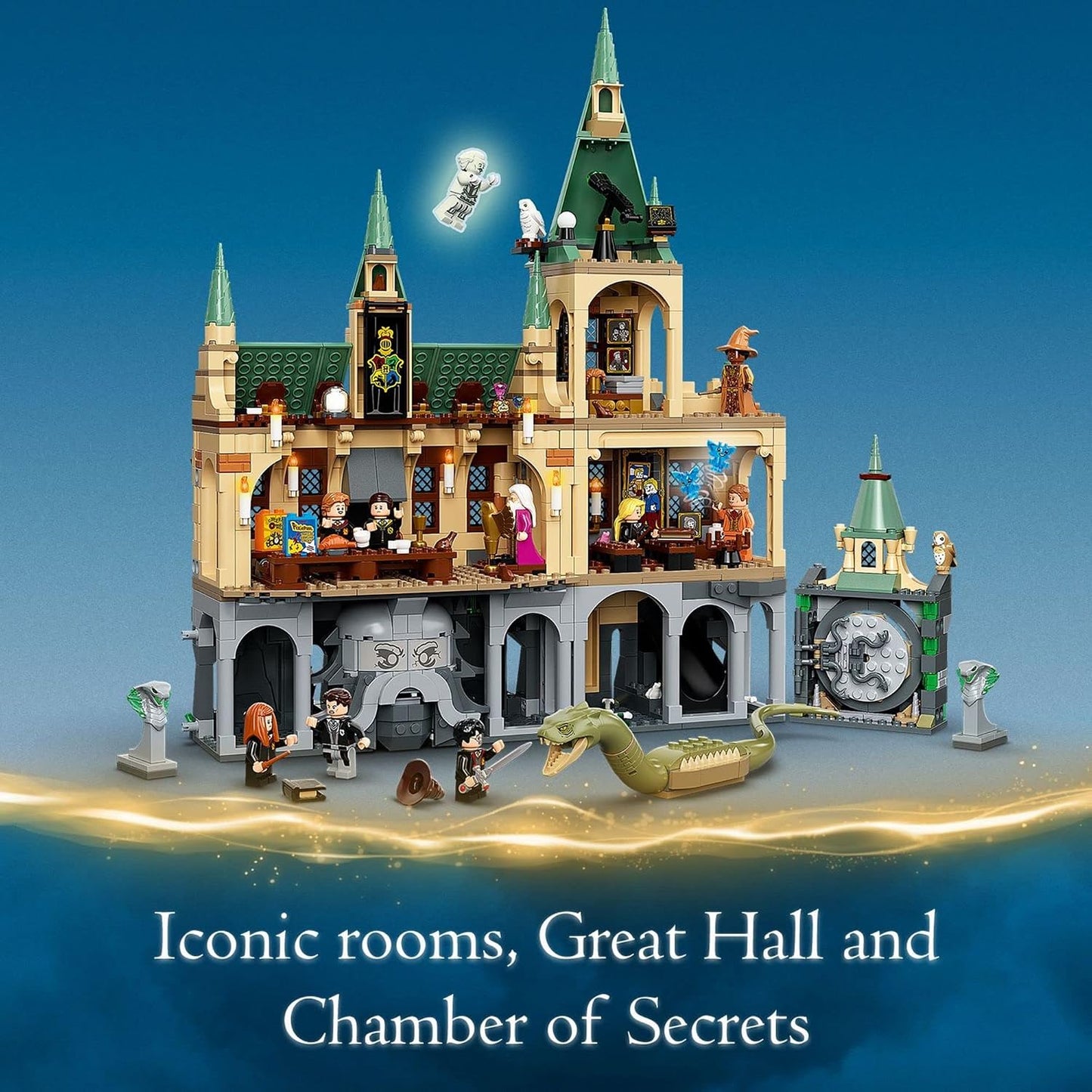 Magic Castle Building Blocks Set – 1176 Pieces DIY Fantasy Castle Construction Toy for Kids & Collectors