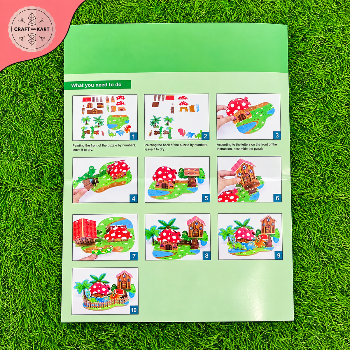 Paint By Number 3D Puzzle
