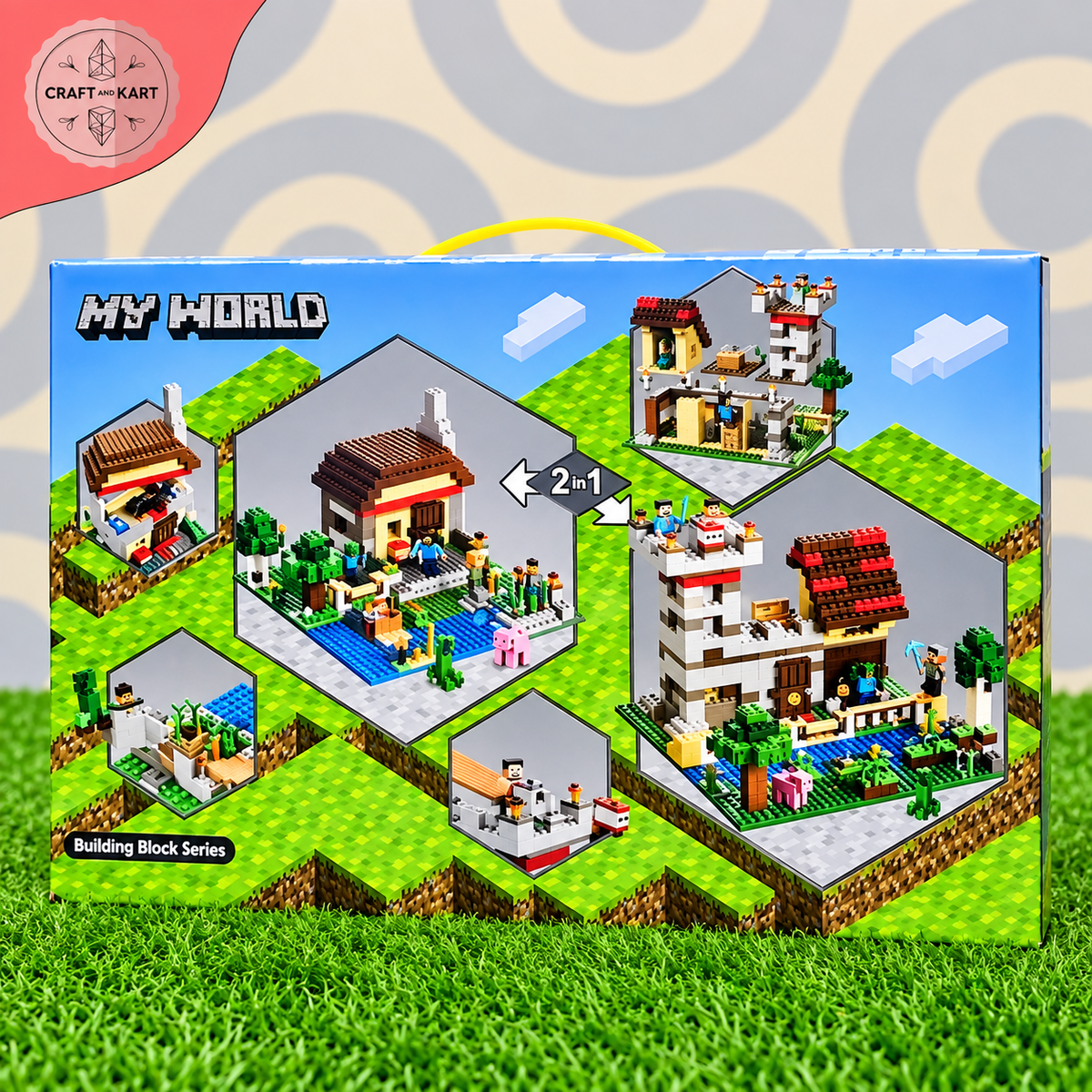 My World 582-Piece 2-in-1 Building Block Set (No. 11478)