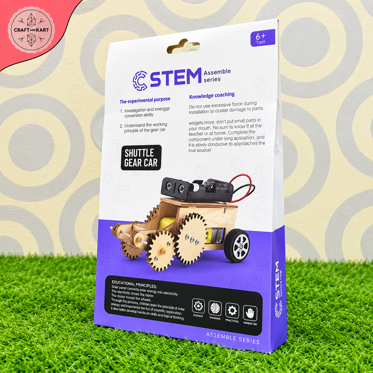 Educational Shuttle Gear Car Toy For Kids Fun and Learning