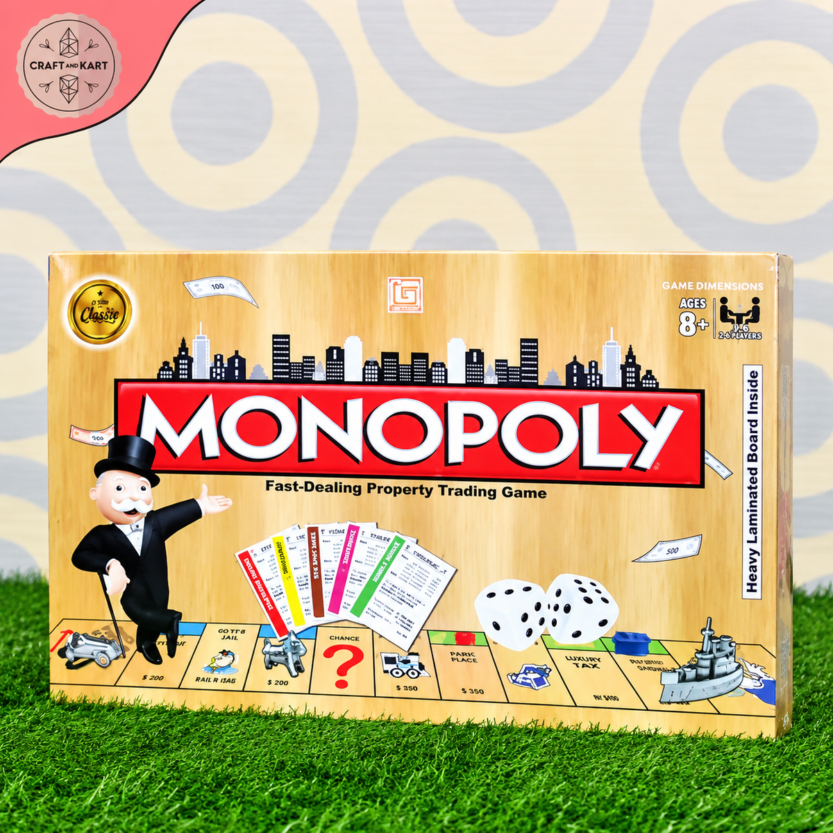Educational Monopoly Game for Kids | Craft & Kart