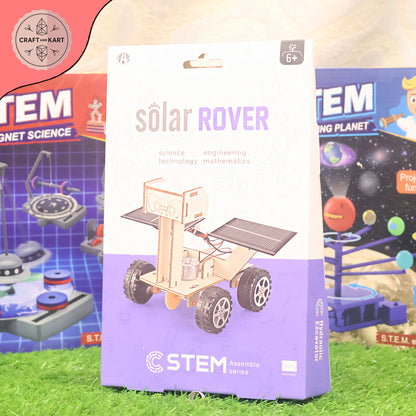 Educational Solar Rover Car Assembly Model