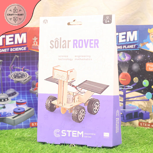 Educational Solar Rover Car Assembly Model