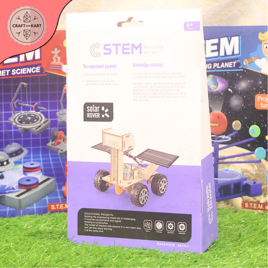 Educational Solar Rover Car Assembly Model