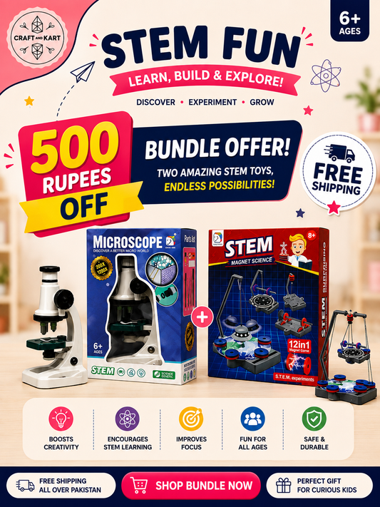 STEM Microscope & Magnetic Science Kit Bundle | Rs. 500 OFF