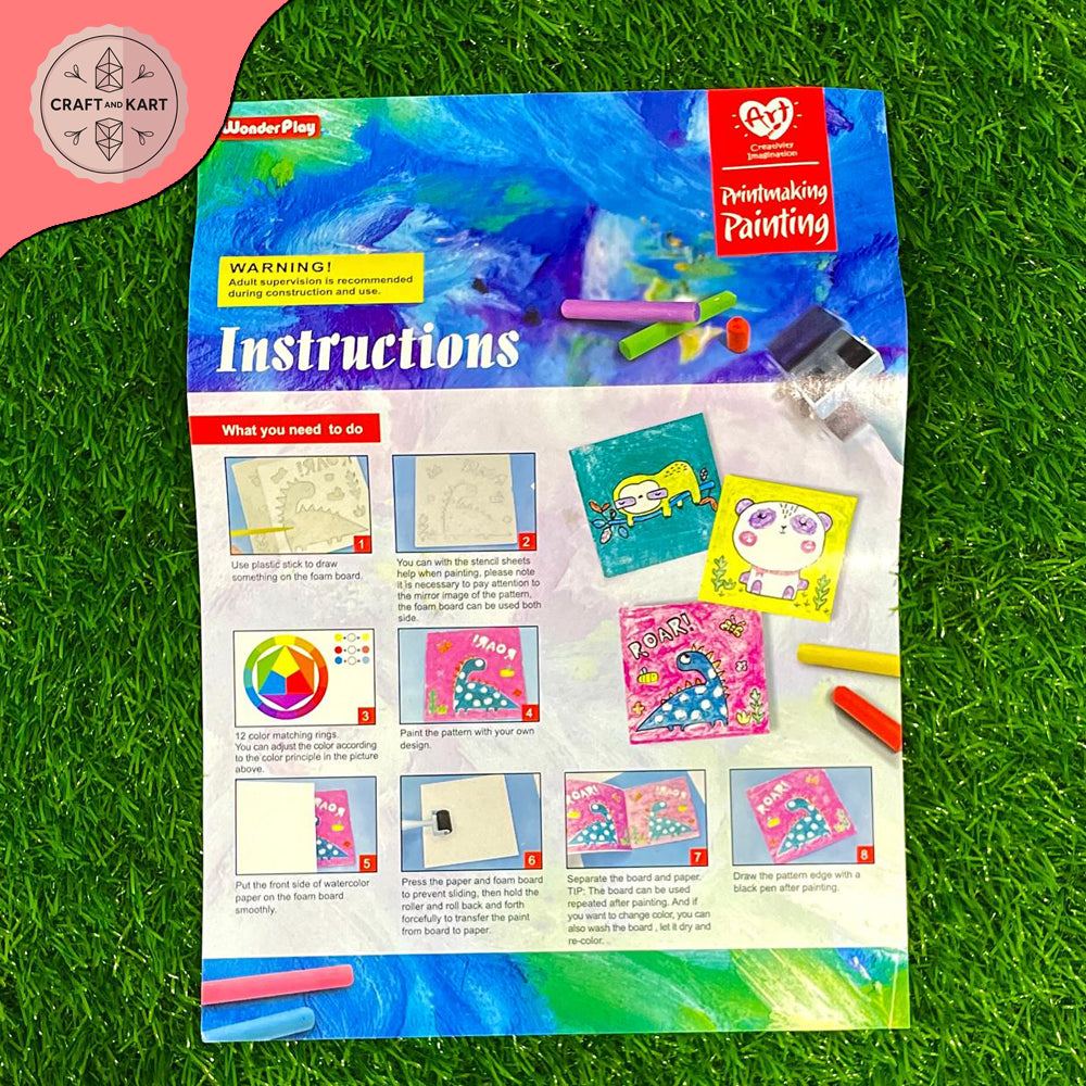 DIY Craft Print making Painting Kit