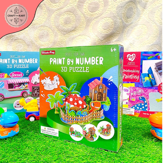 Paint By Number 3D Puzzle