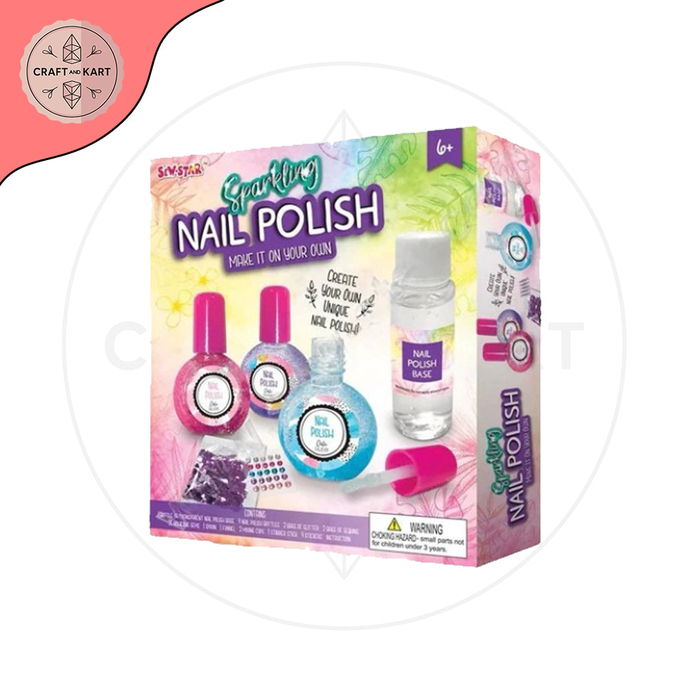 Sparkling Homemade Nail Polish