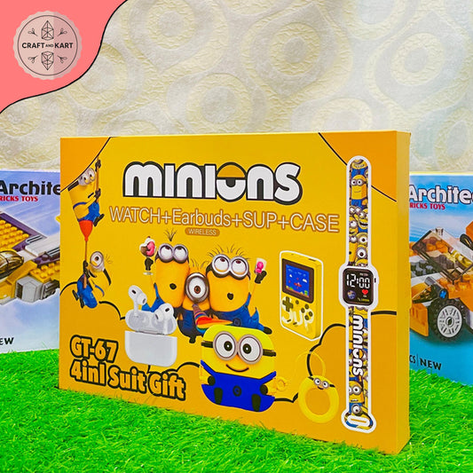 Minions 4-in-1 Kids Smart Gadget Set For Kids