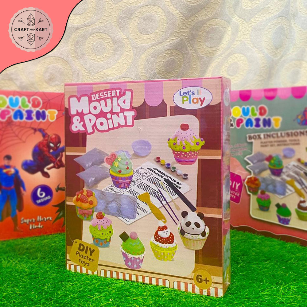 Educational and Fun Dessert Mould and Paint Kit