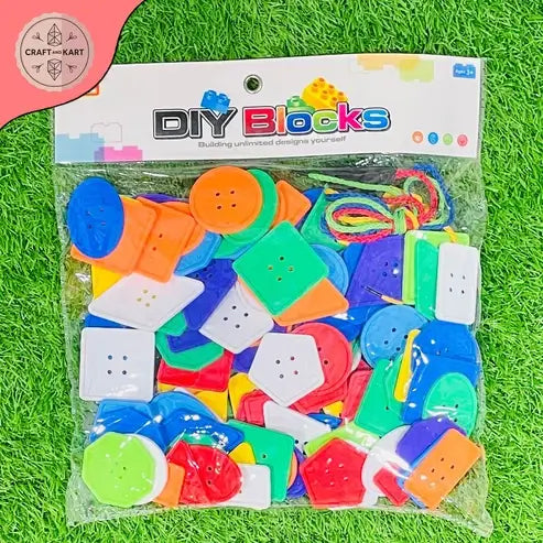 DIY Blocks Lacing Set | Craft & Kart
