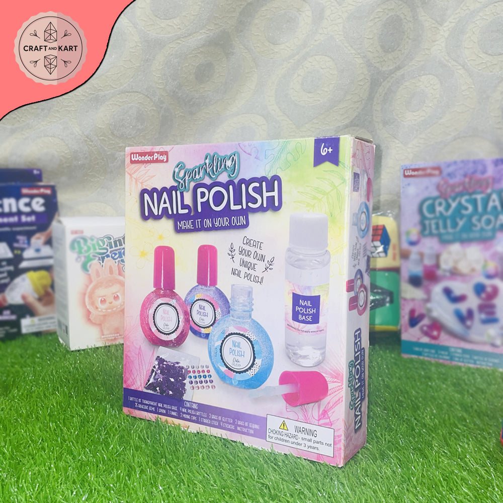 DIY Craft Sparkling Homemade Nail Polish
