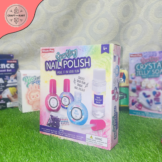 DIY Craft Sparkling Homemade Nail Polish