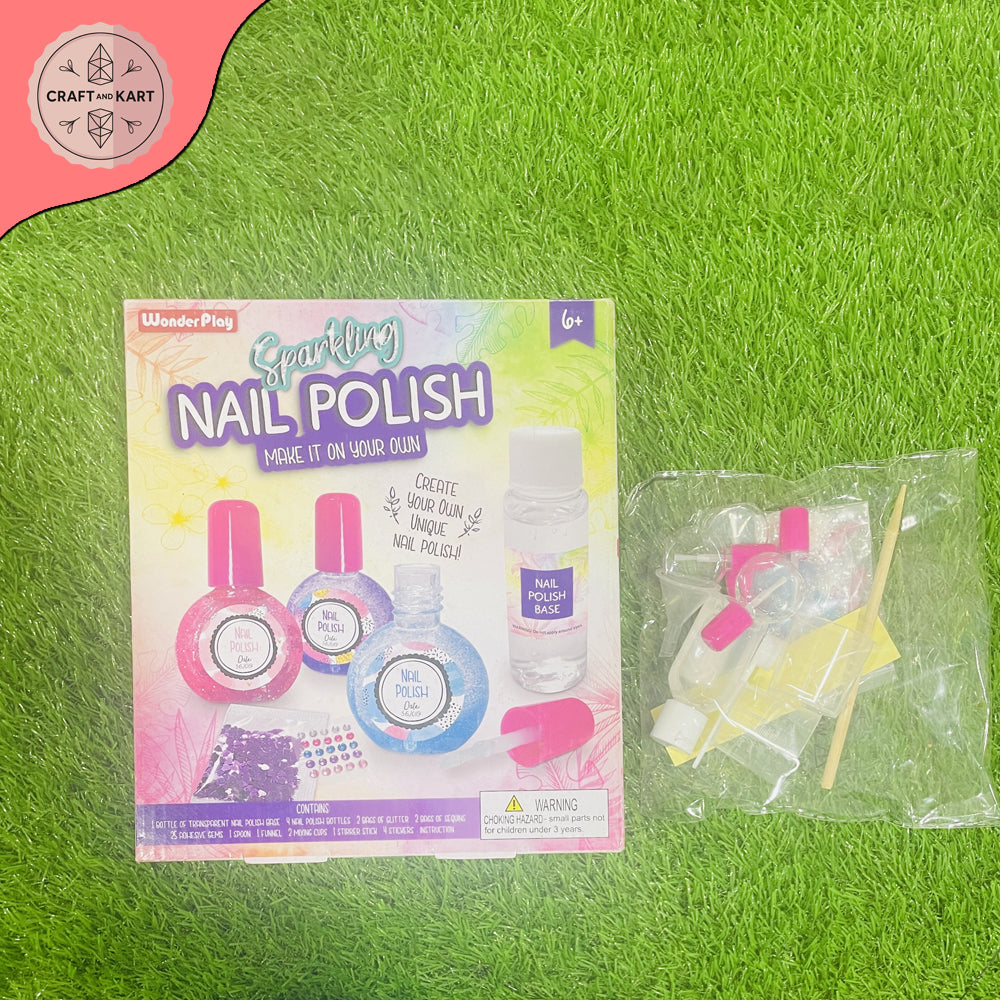 DIY Craft Sparkling Homemade Nail Polish