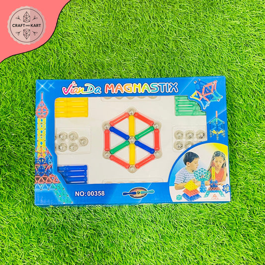 Maghastix Magnetic Building Sticks & Balls Educational Toy Set