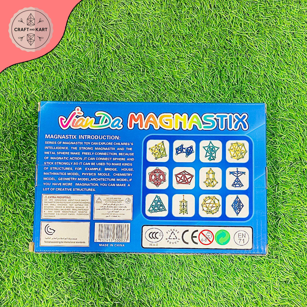 Maghastix Magnetic Building Sticks & Balls Educational Toy Set