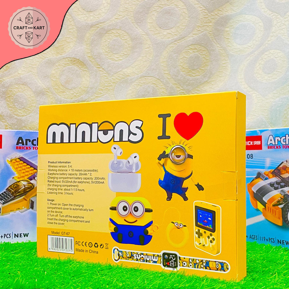 Minions 4-in-1 Kids Smart Gadget Set For Kids