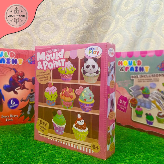 Educational and Fun Dessert Mould and Paint Kit