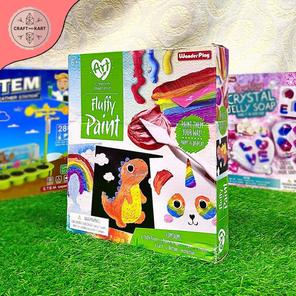 DIY Craft Fluffy Paint Kit