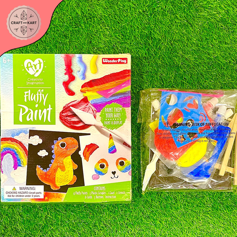 DIY Craft Fluffy Paint Kit
