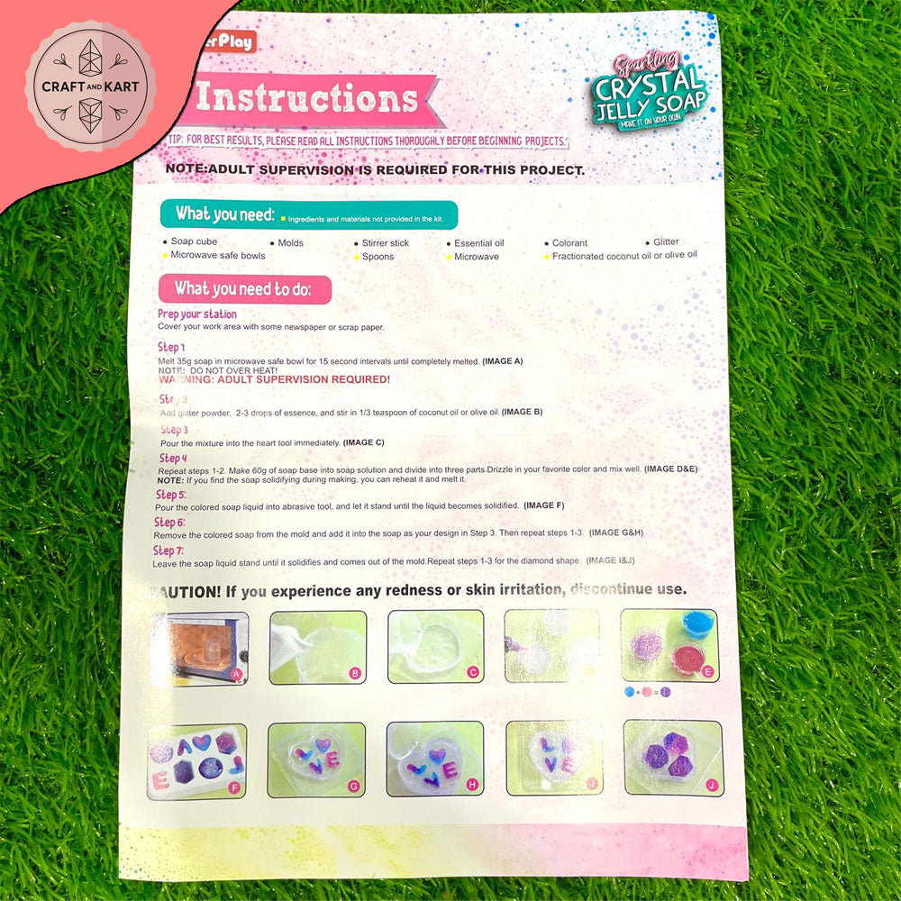 Sparkling Crystal Jelly Soap